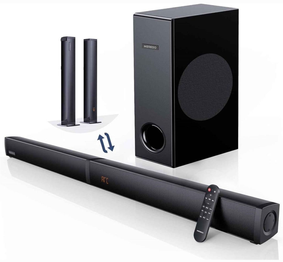 Meerado 180W Sound Bar 2 in 1 Detachable Soundbar