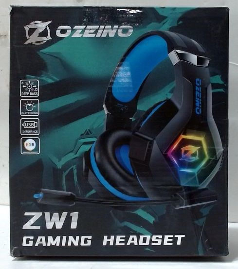 Ozeino ZW1 Gaming Headset with Noise Cancelling Microphone and RGB