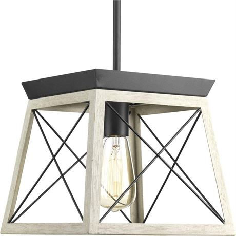Progress Briarwood 1 Light Mini-Pendant - Graphite