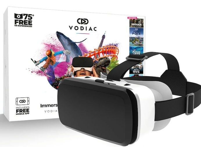 Vodiac Vr Headset for Smartphone with 80 Experiences