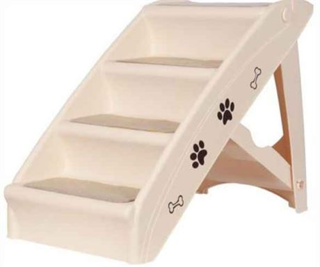 Livingbasics Four Steps Folding Pet Ladder
