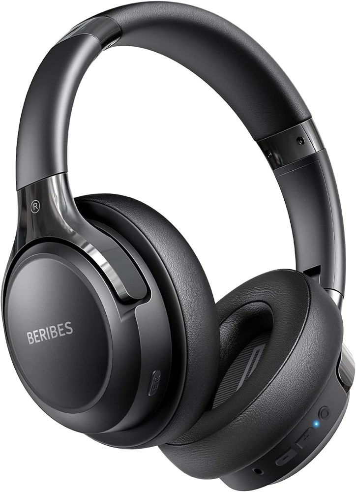 Beribes Bluetooth Over Ear Headphones, Black