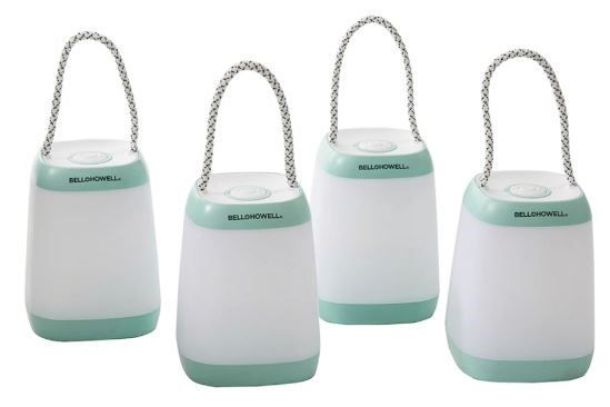 Bell + Howell 4-pack Warm Light Portable Lanterns