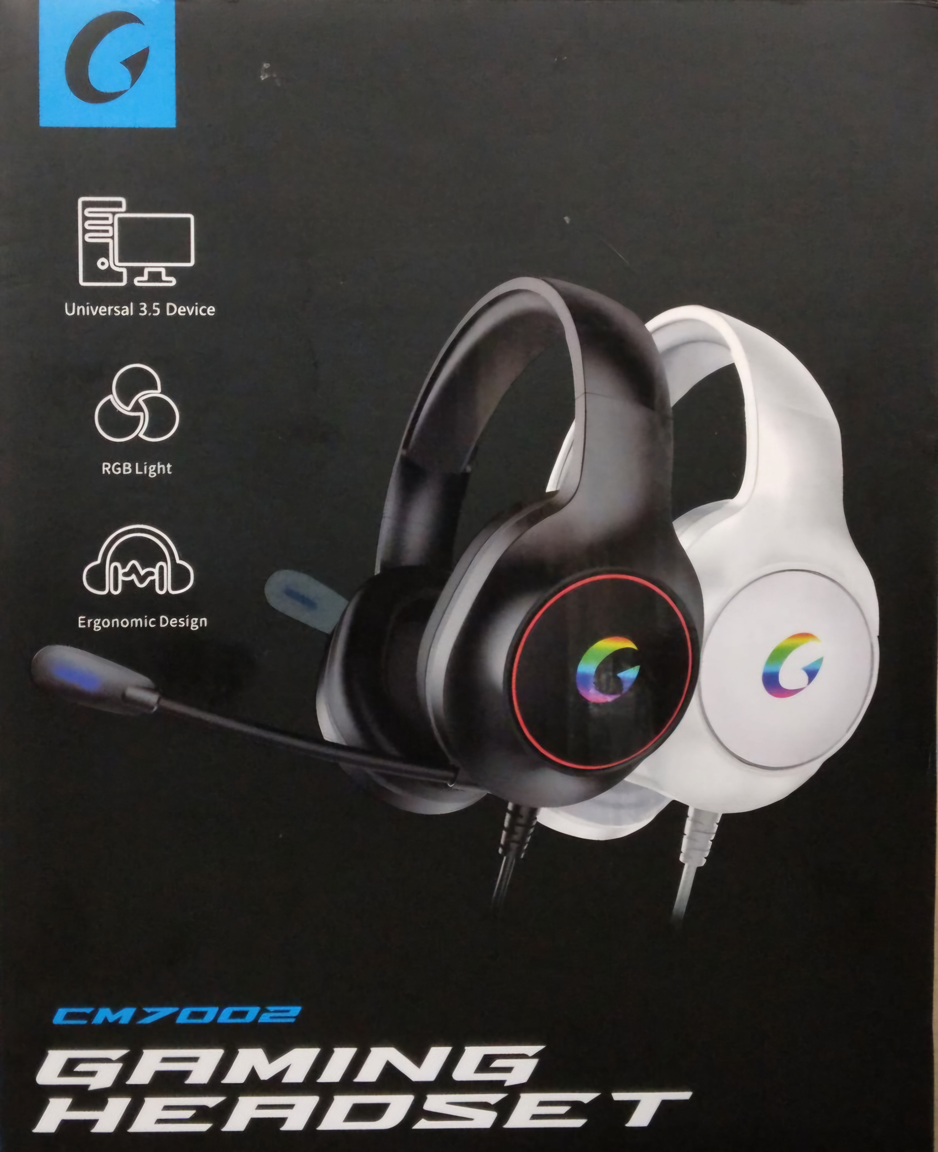 Syndesmos Wired 3.5mm Gaming Headset w/ RGB Light