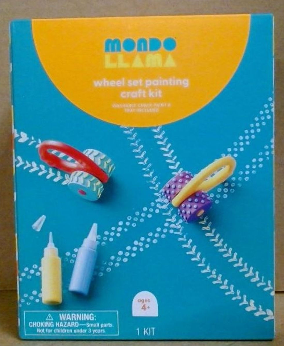 Mondo Llama Wheel Set Painting Craft Kit