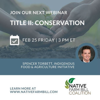 Native Farm Bill Coalition - Title 2: Conservation