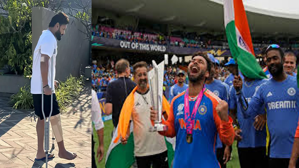 The miraculous comeback man Rishabh