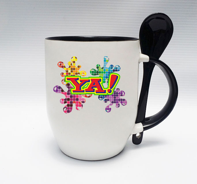 Miniatura: MUG CUCHARA CERAMICA