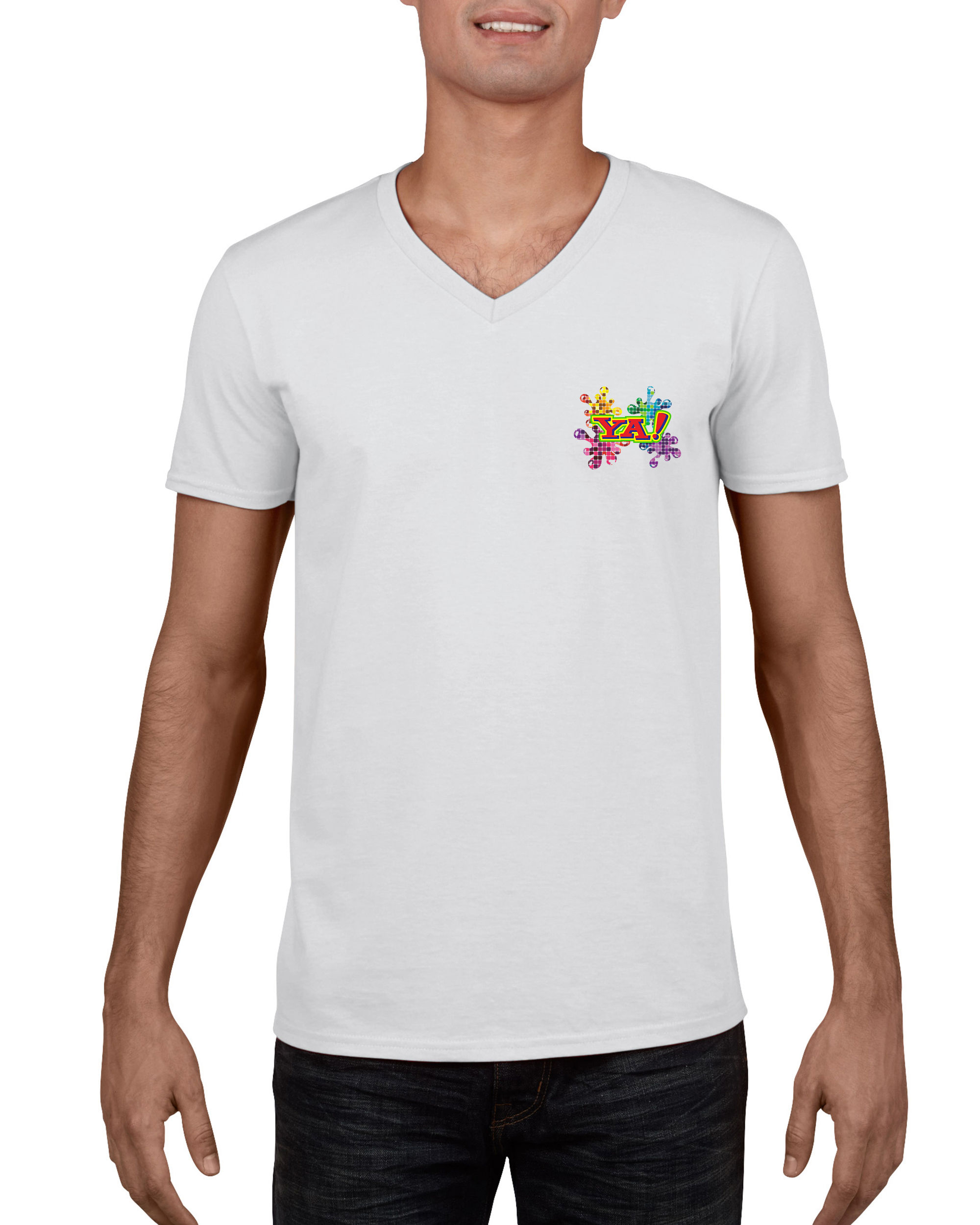CAMISETA POCKET-V BLANCA
