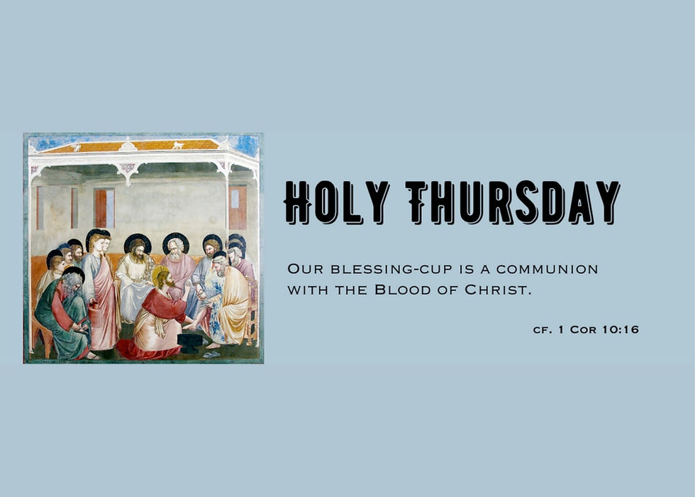 Holy Thursday