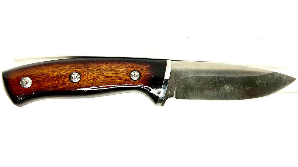 Thumbnail: The Trailblade: 10" Rone Creek Stainless Steel Drop Point 4.25" Blade w/ Nylon S