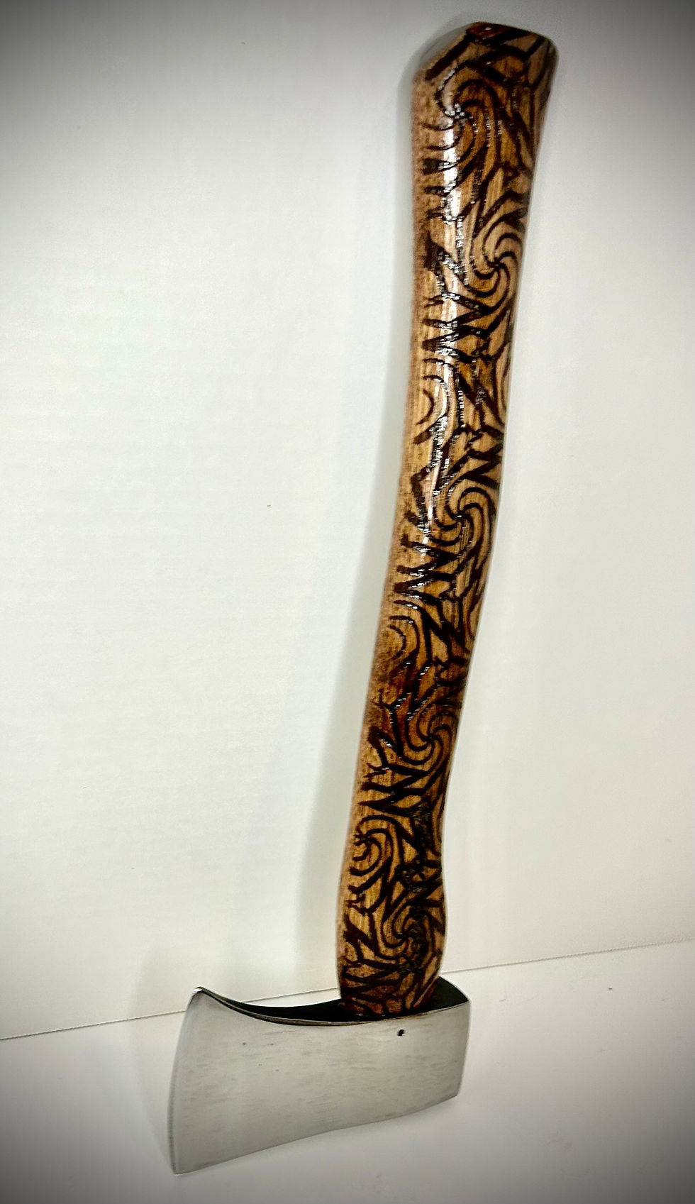Thumbnail: The Trailwarden XL Dark Brown Rone Creek 1.25LB Camp & Trail Hatchet
