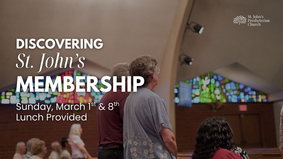 Discovering St. John's Membership
