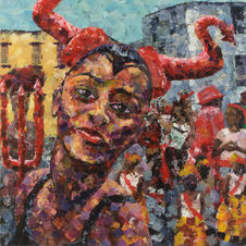 Diable rouge carnaval de Martinique