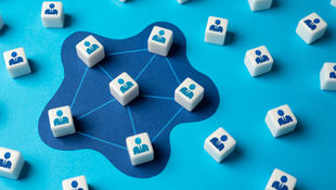 Photo of interconnected professionals