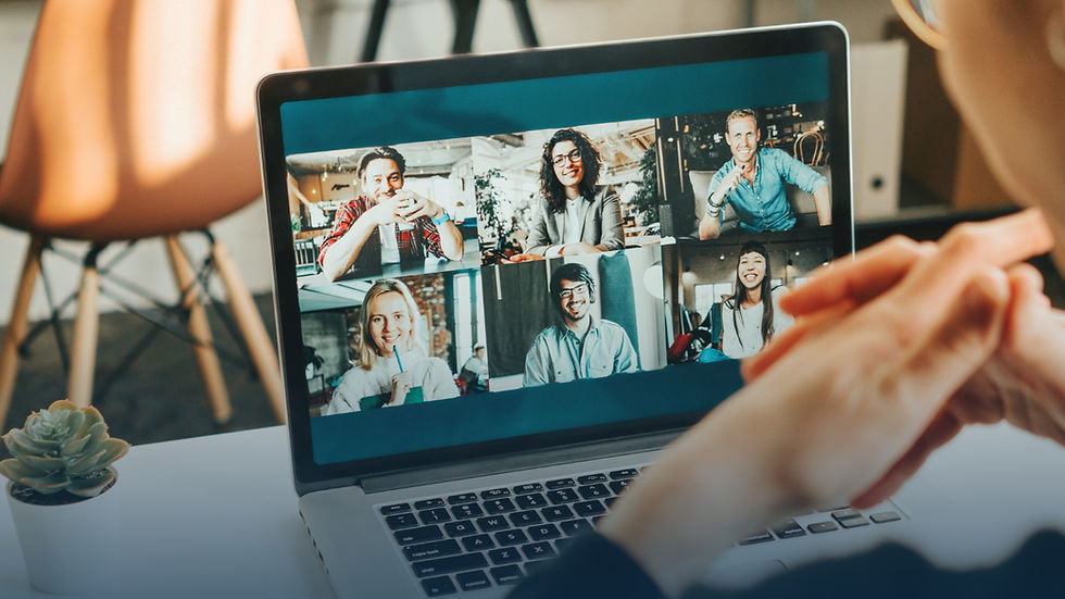 remote team meeting