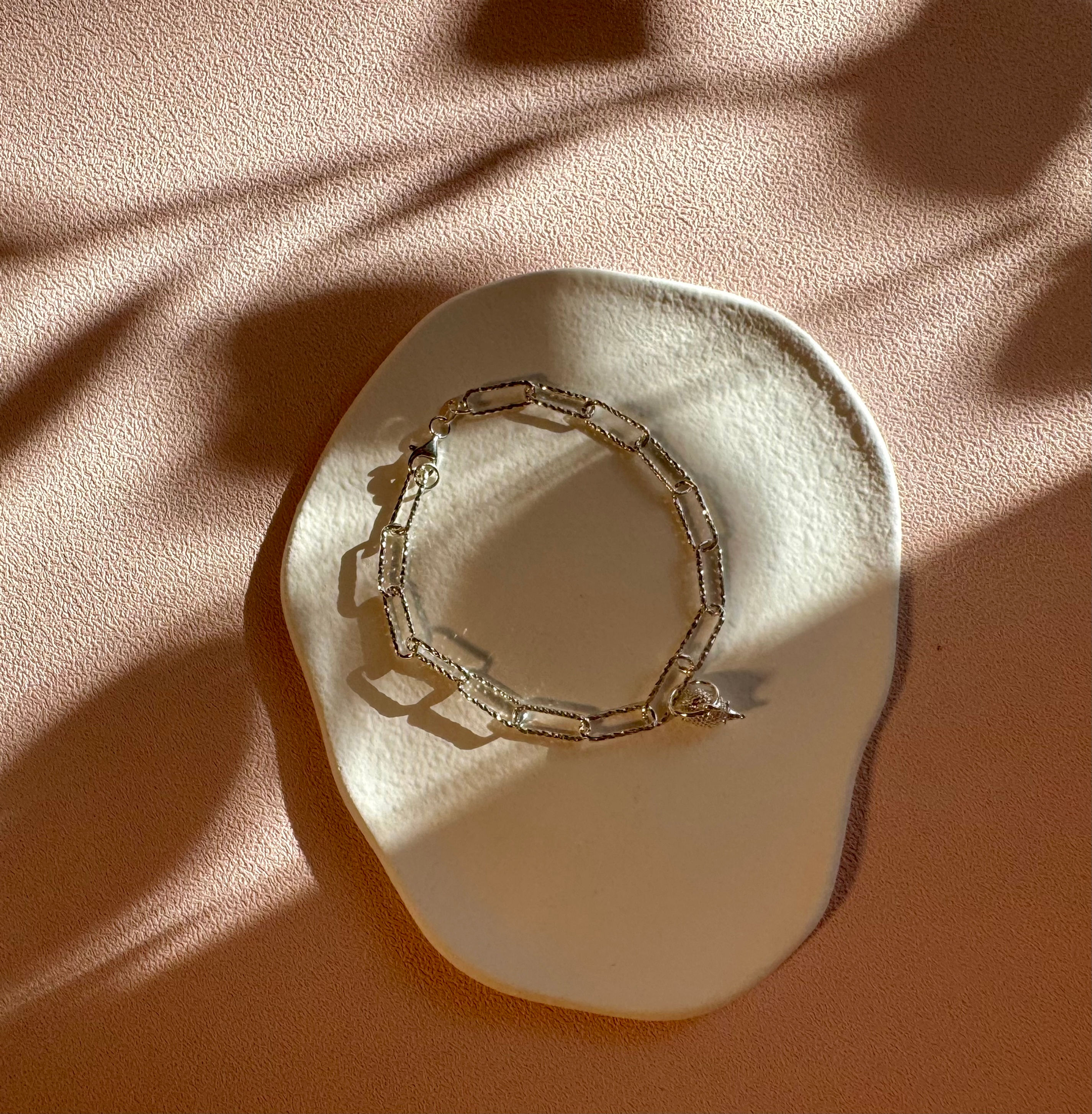 Bransoletka z zawieszką Silver Spike Charm Bracelet