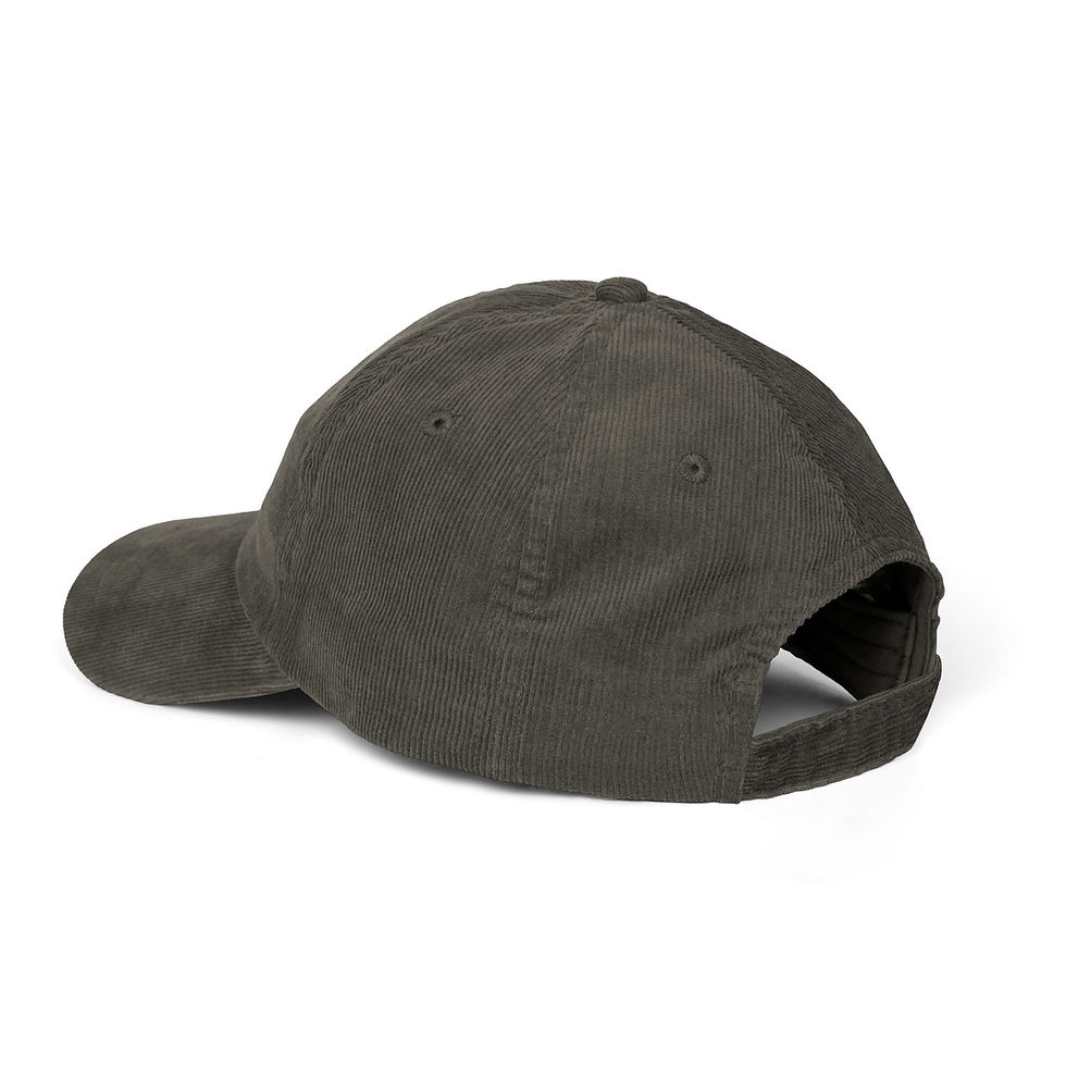 Thumbnail: Vintage Bookish Corduroy Hat - Embroidered 