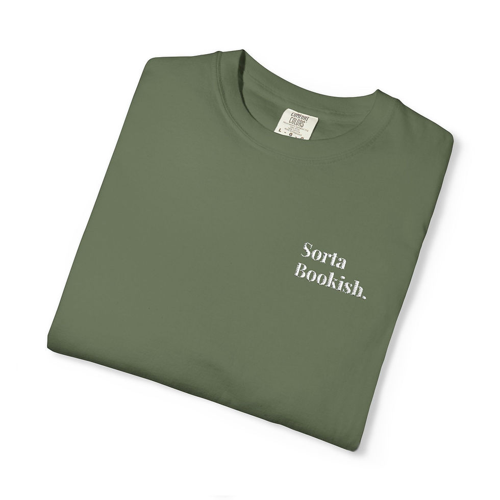 Thumbnail: SORTA BOOKISH T SHIRT - EMBROIDERED