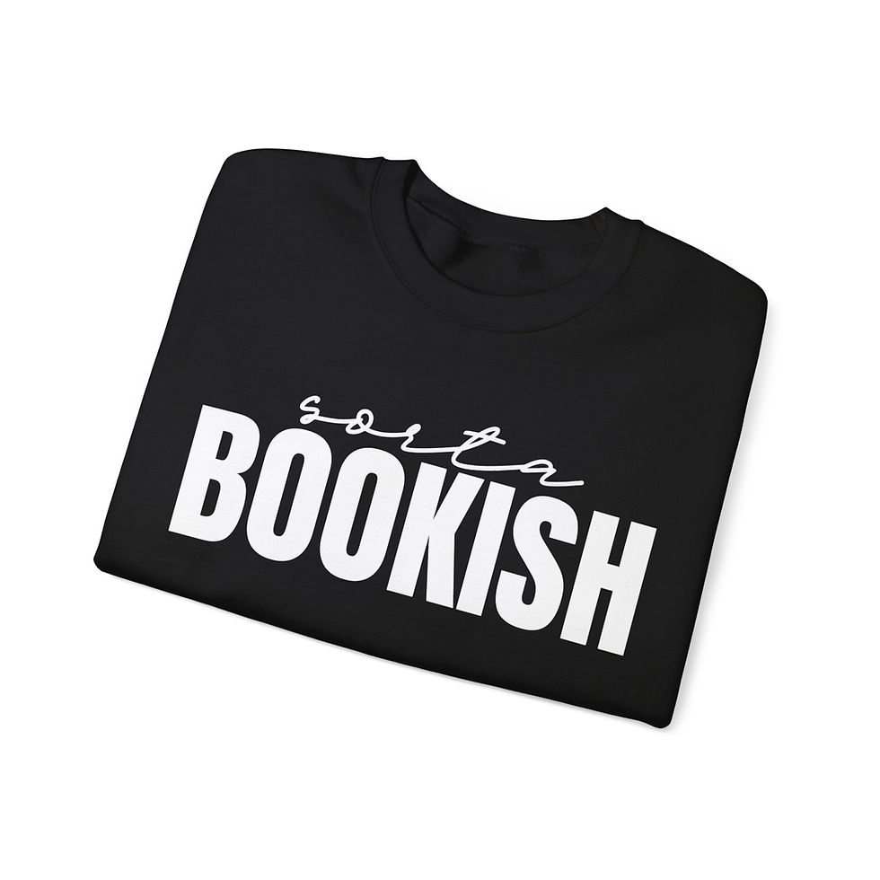Thumbnail: SORTA BOOKISH CREWNECK - SOLIDS