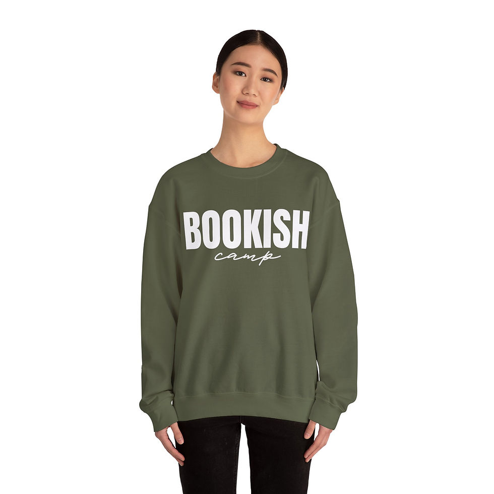Thumbnail: BOOKISH CAMP CREWNECK - SOLIDS