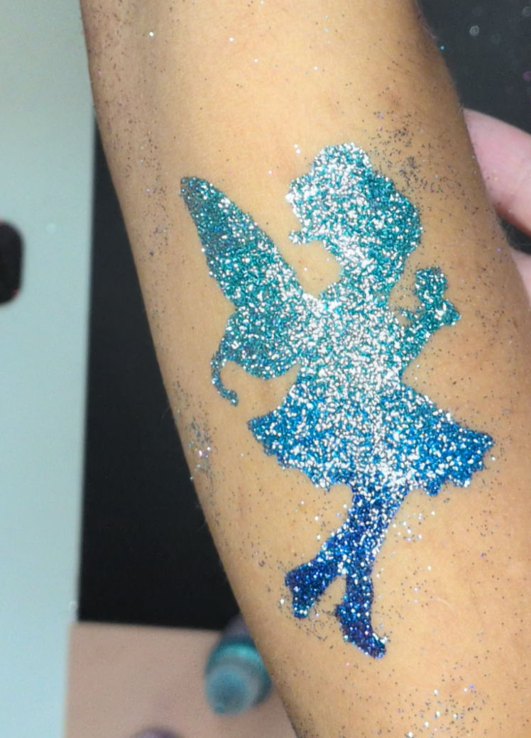 Thumbnail: Small Fairy Glitter Stamp