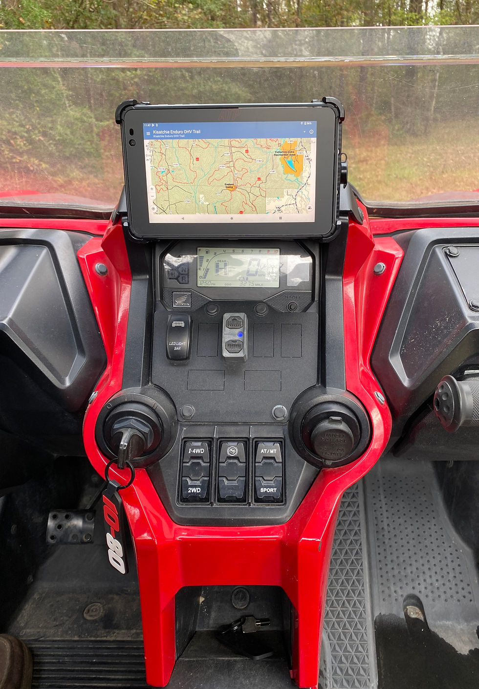 Thumbnail: Honda Talon AMPS Tablet Dash Mount