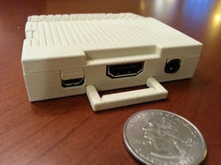 Apple IIc Raspberry Pi case
