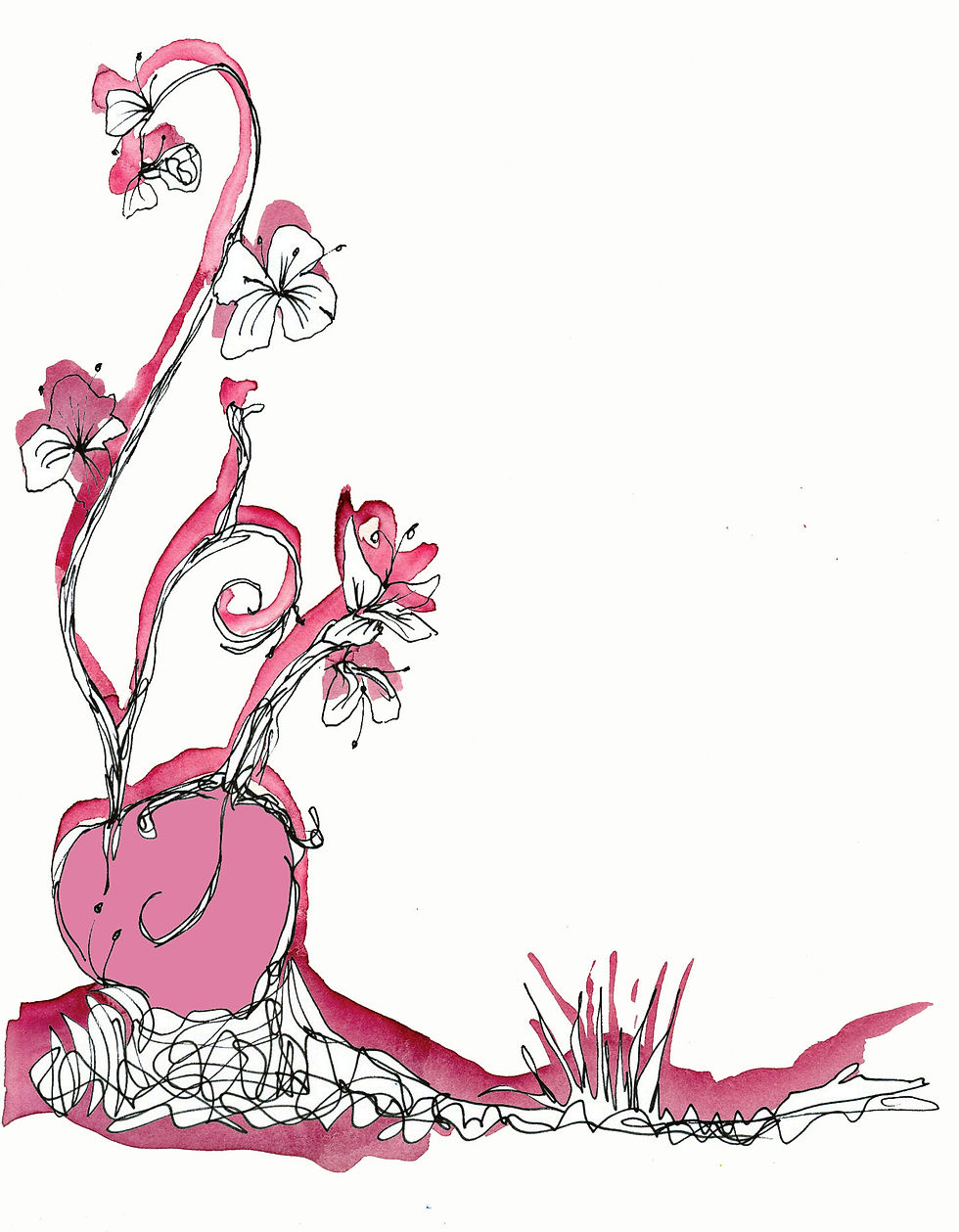 pink flowers