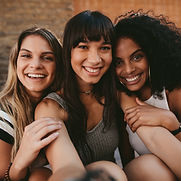 Sourire pour l'appareil photo