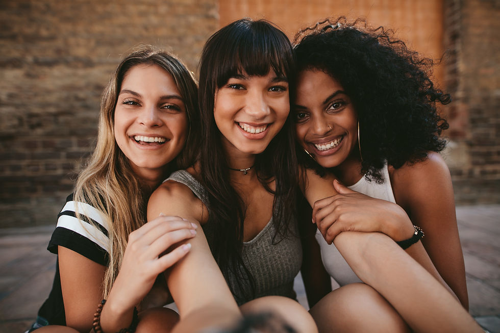 Sourire pour l'appareil photo