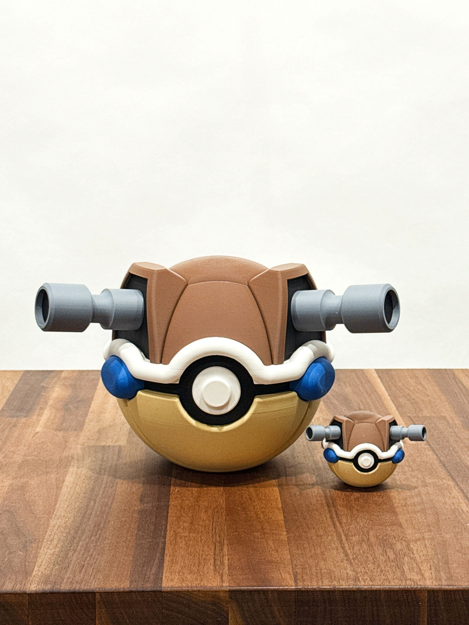 Blastoise-Inspired 3D Printed Pokéball Collectible