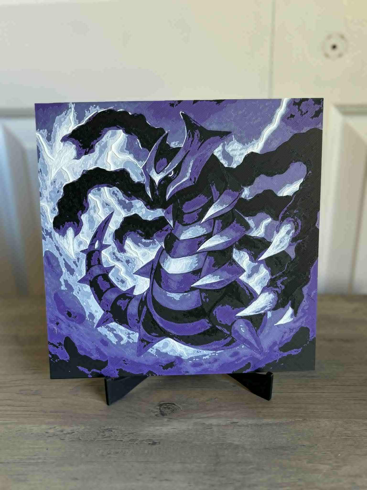 Giratina Emerges - 3D Wall Art