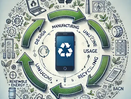 Recycling and Circular Economy in Tech: Design and Recycling of Electronic Devices for Sustainability