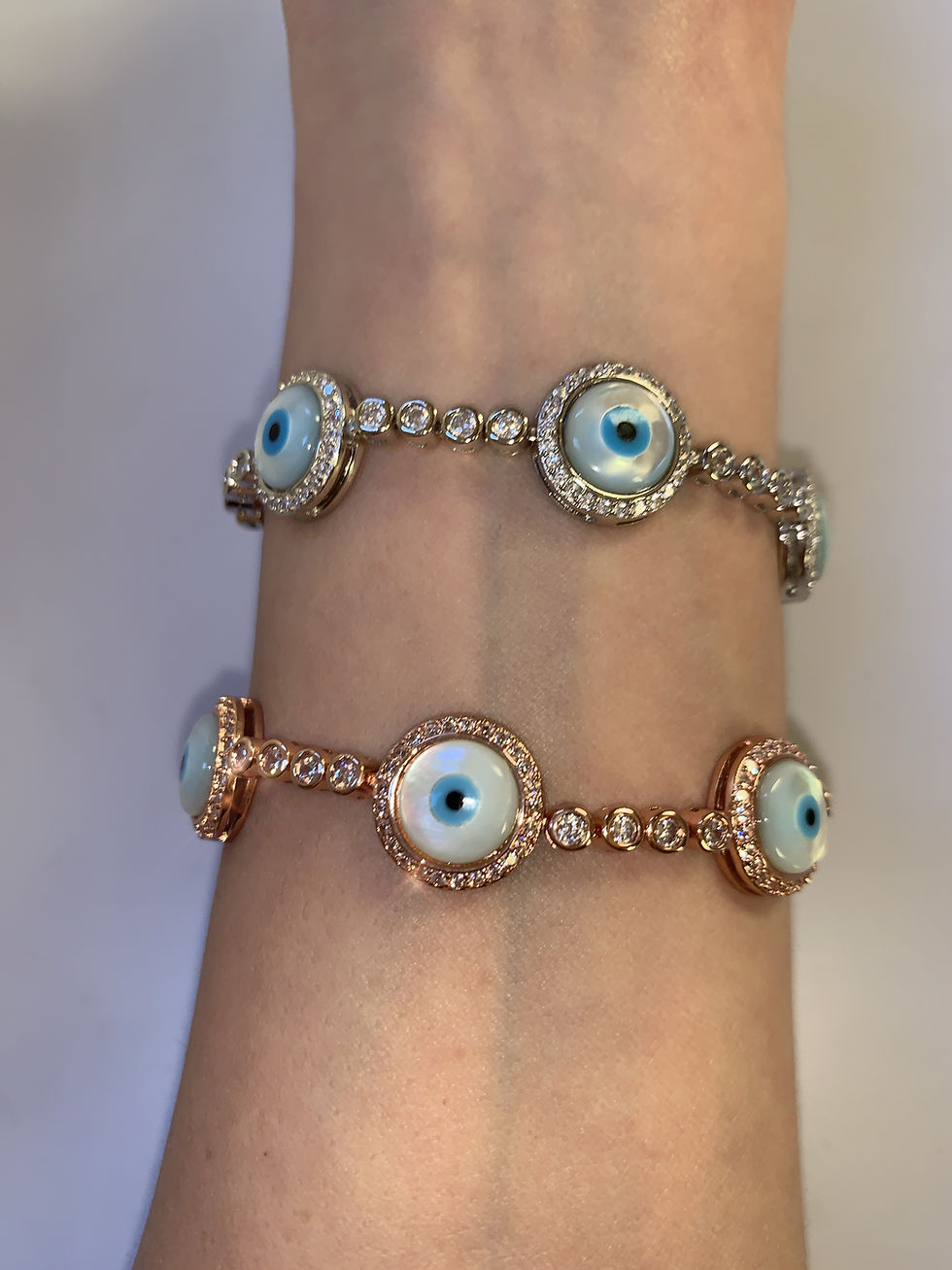 Thumbnail: Crystal Evil Eye Bracelet