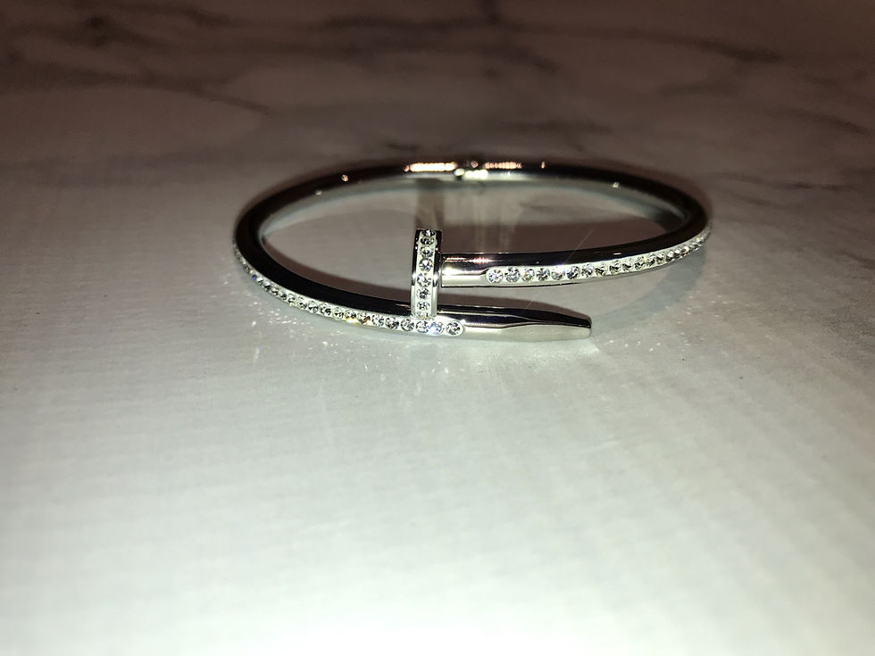 Thumbnail: Bedazzled Nail Bangle