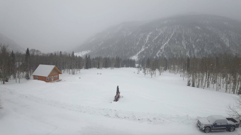 Jasper Colorado 2023 4K Drone in Snow jaspercolorado