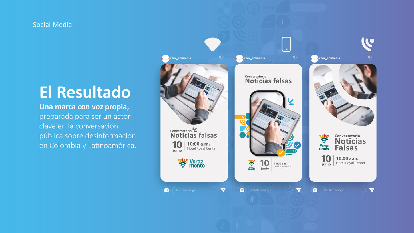 Branding social aplicado a comunicación digital de Verazmente