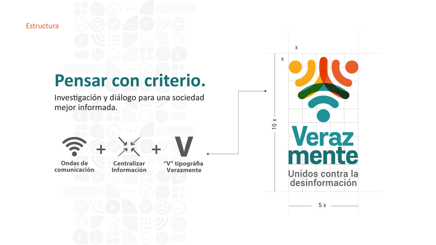 Concepto estratégico de Verazmente proyecto de comunicación contra la desinformación