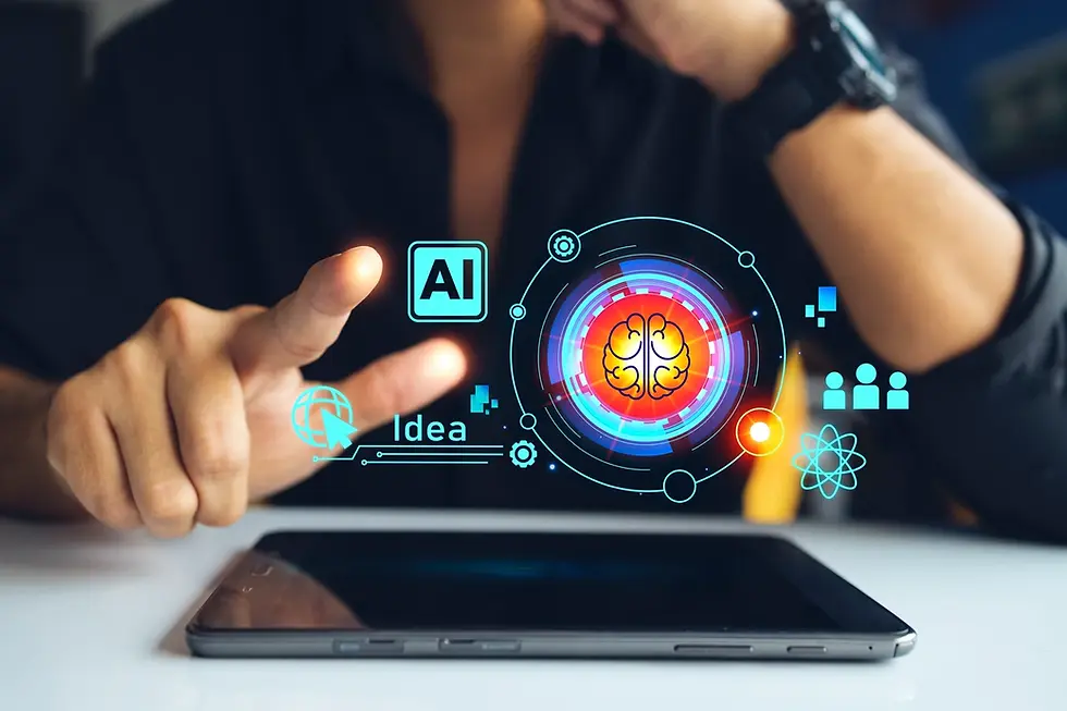 inteligencia artificial en marketing digital creando contenido personalizado