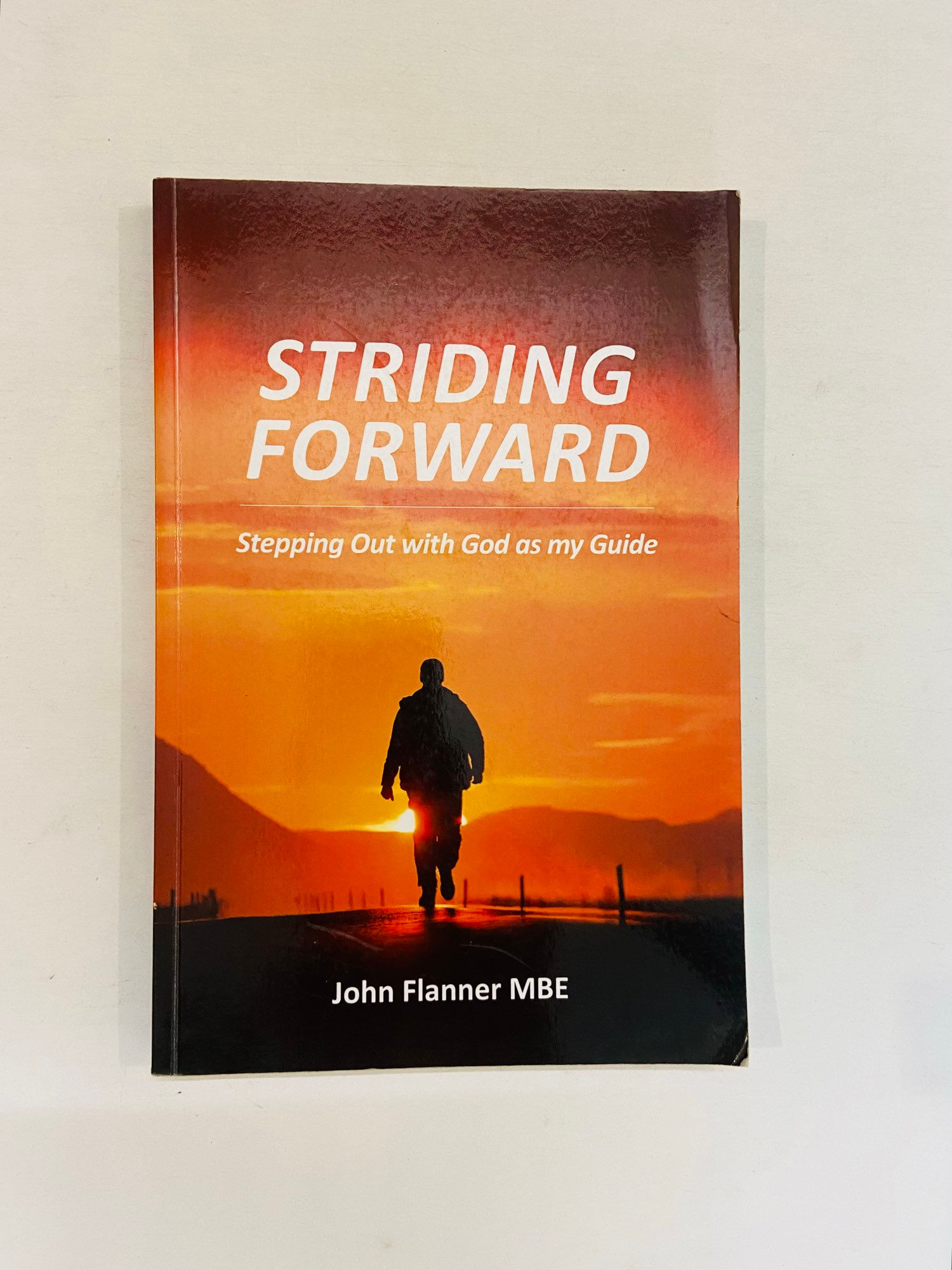 Striding forward