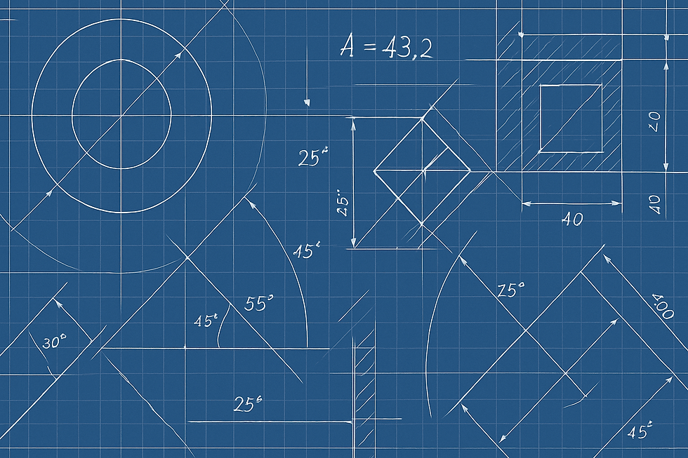 Intricate geometric designs and precise measurements map out the blueprint to success.