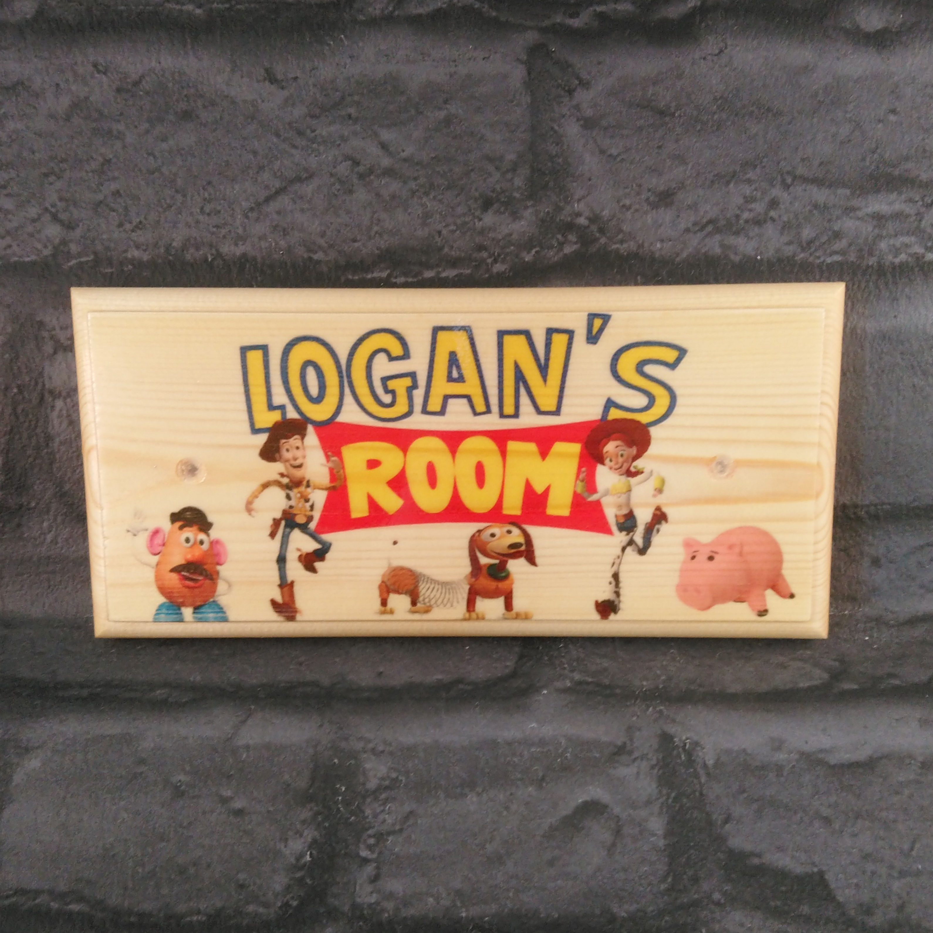 Personalised Toy Story Bedroom Sign