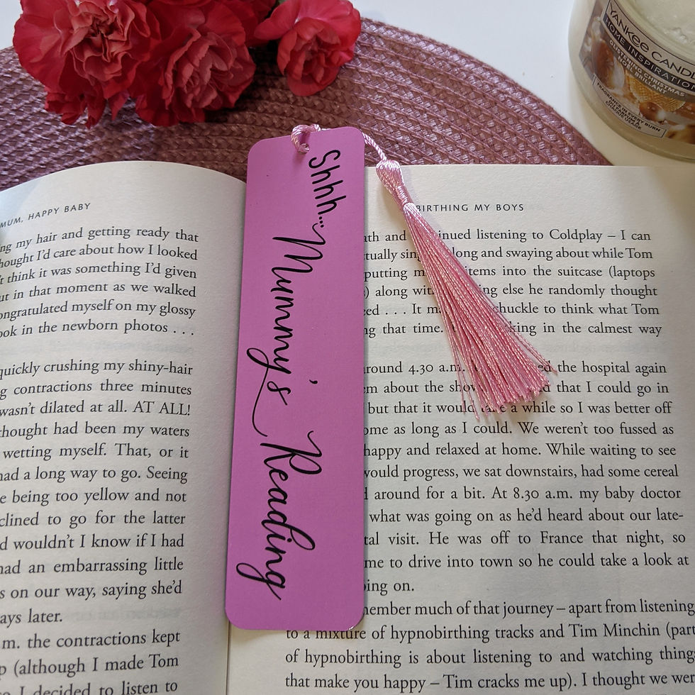 Shhh... Mummy's Reading Bookmark