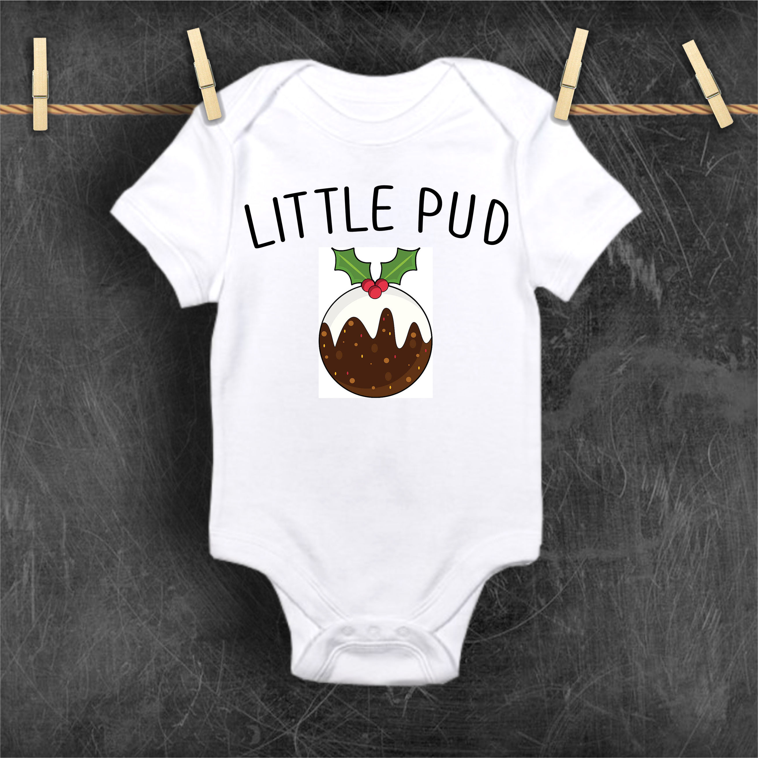 Little Pud Christmas Bodysuit