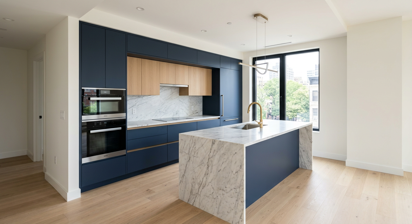 Nano Banana 2 - Create an image of a vacant apartment that has been remodeled and is ready