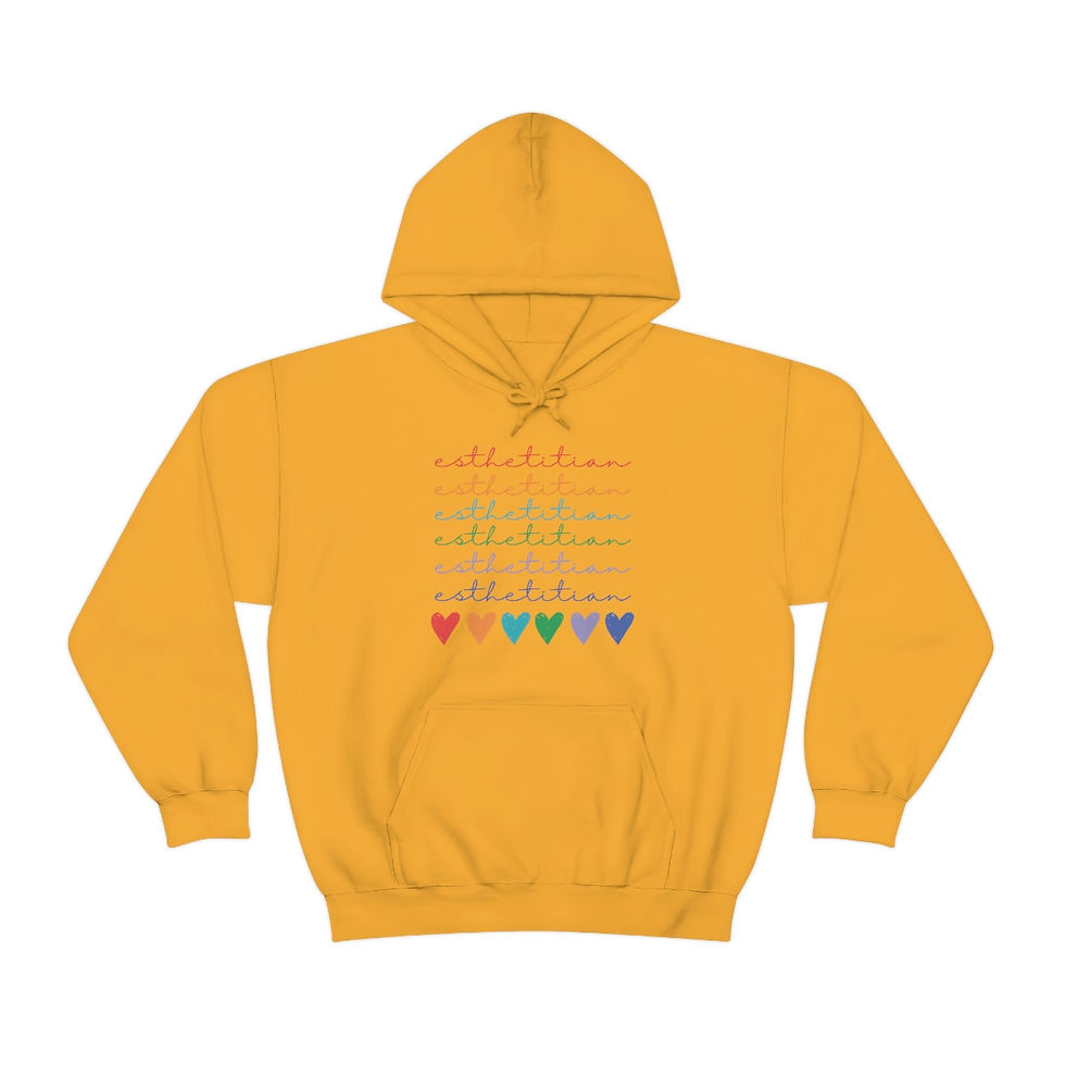 Thumbnail: Colorful Esthetician Hooded Sweatshirt