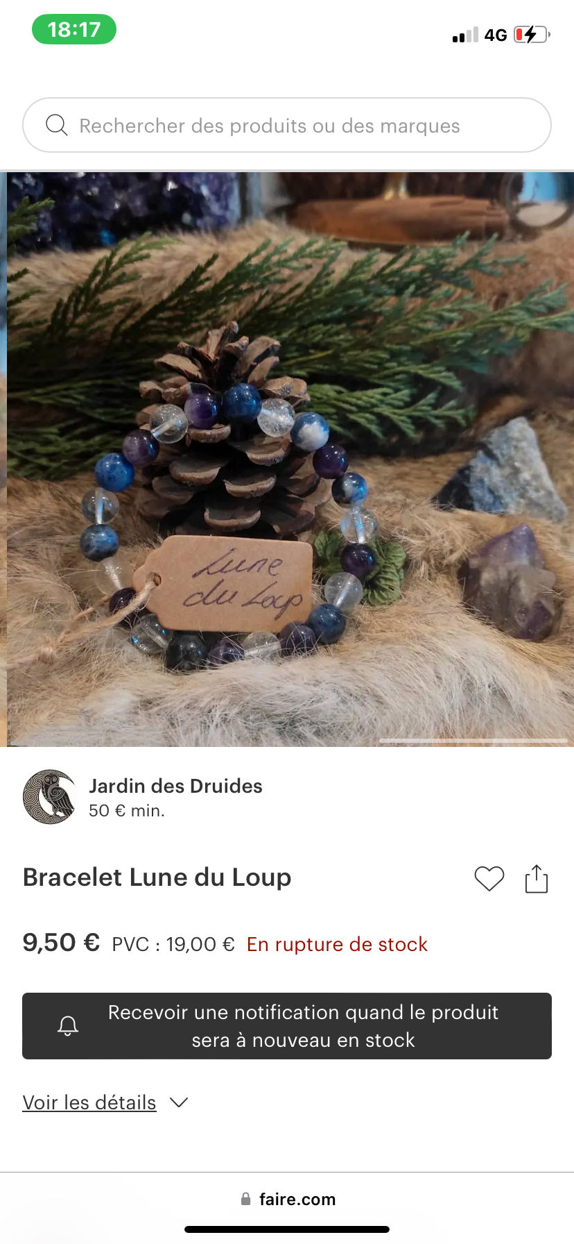 La Lune Sauvage - Sodalite, Améthyste, Crystal de roche