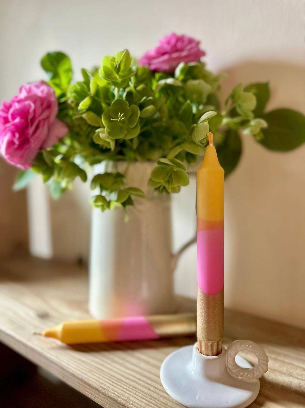 Thumbnail: Raspberry Lemonade Colourful Yellow Orange Pink Candle