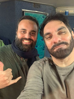 Participação na Série Reis com o ator e amigo Willian Vita